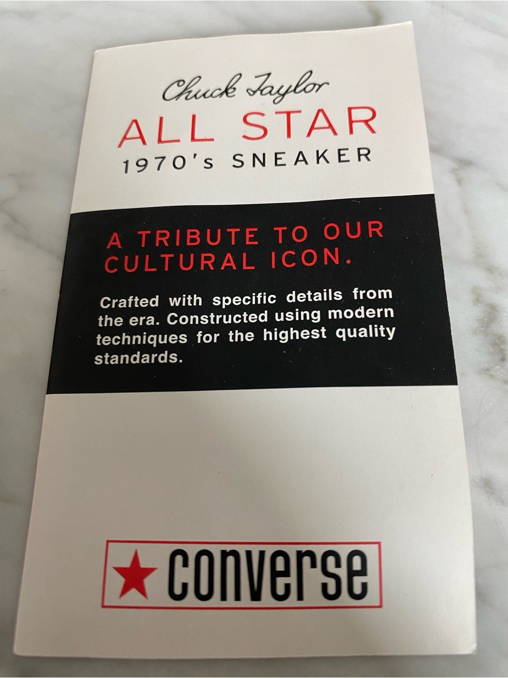 Converse Chuck Taylor ‘70 Low Top Leather Sneakers in Black and White - Picture 7 of 11